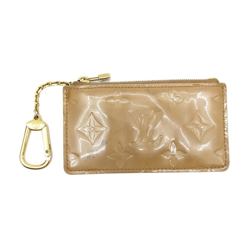Louis Vuitton Beige Noisette Monogram Vernis Key